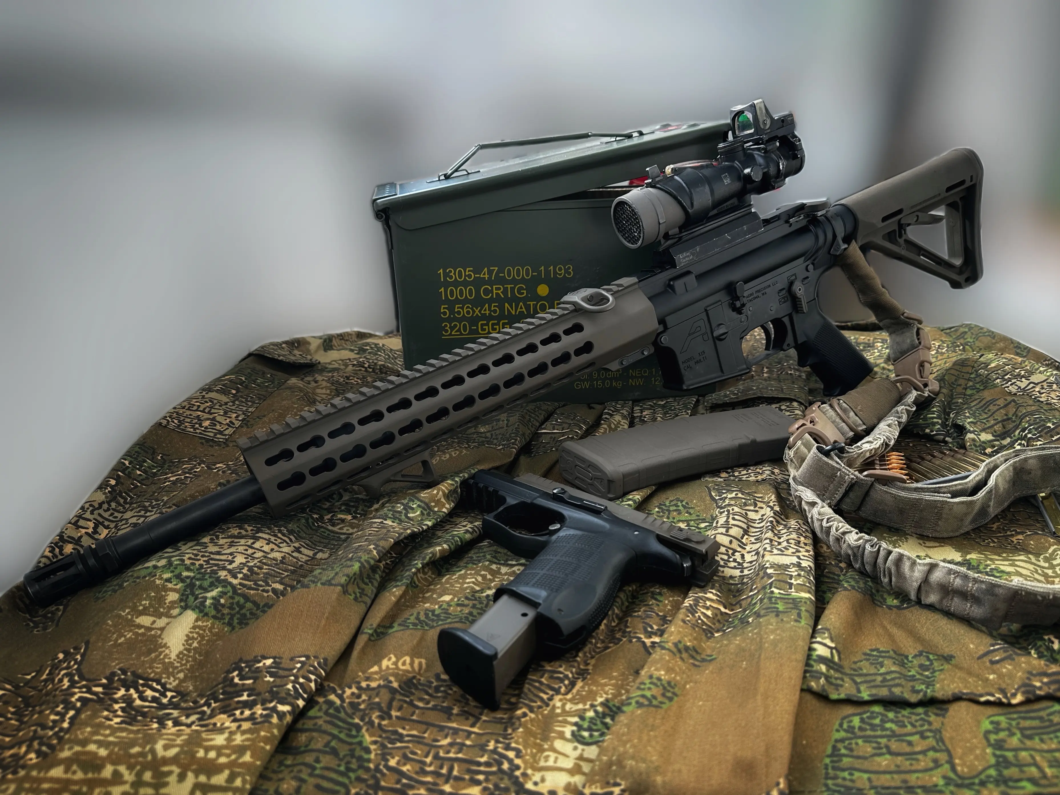 AR-15 - Cerakote (Patriot Brown) photo 7