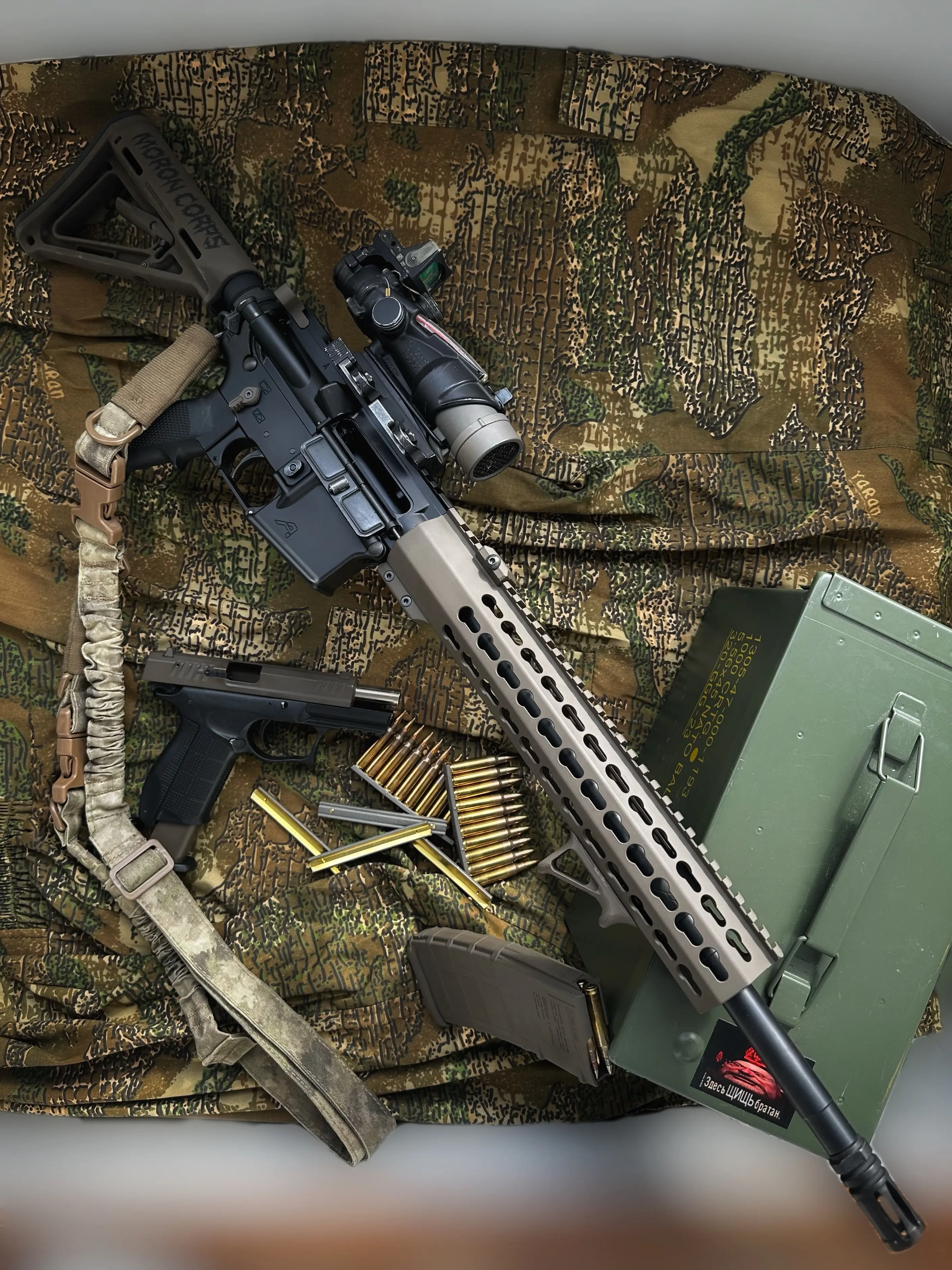 AR-15 - Cerakote (Patriot Brown) photo 8