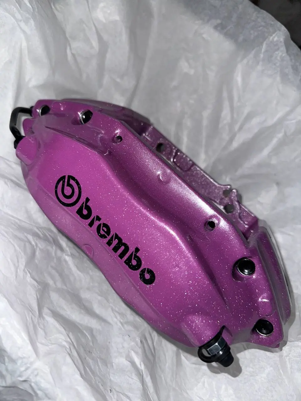 Brembo - рожевий кастом
